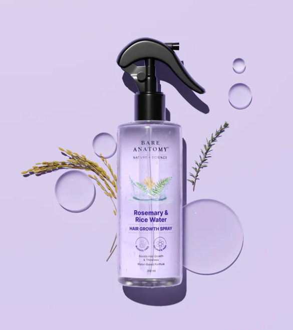 Rosemary & Rice Water Hair Growth Spray