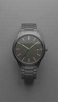 Charcoal Edition Stainless Steel Watch