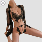 Stylish 3 Piece Lingerie Set