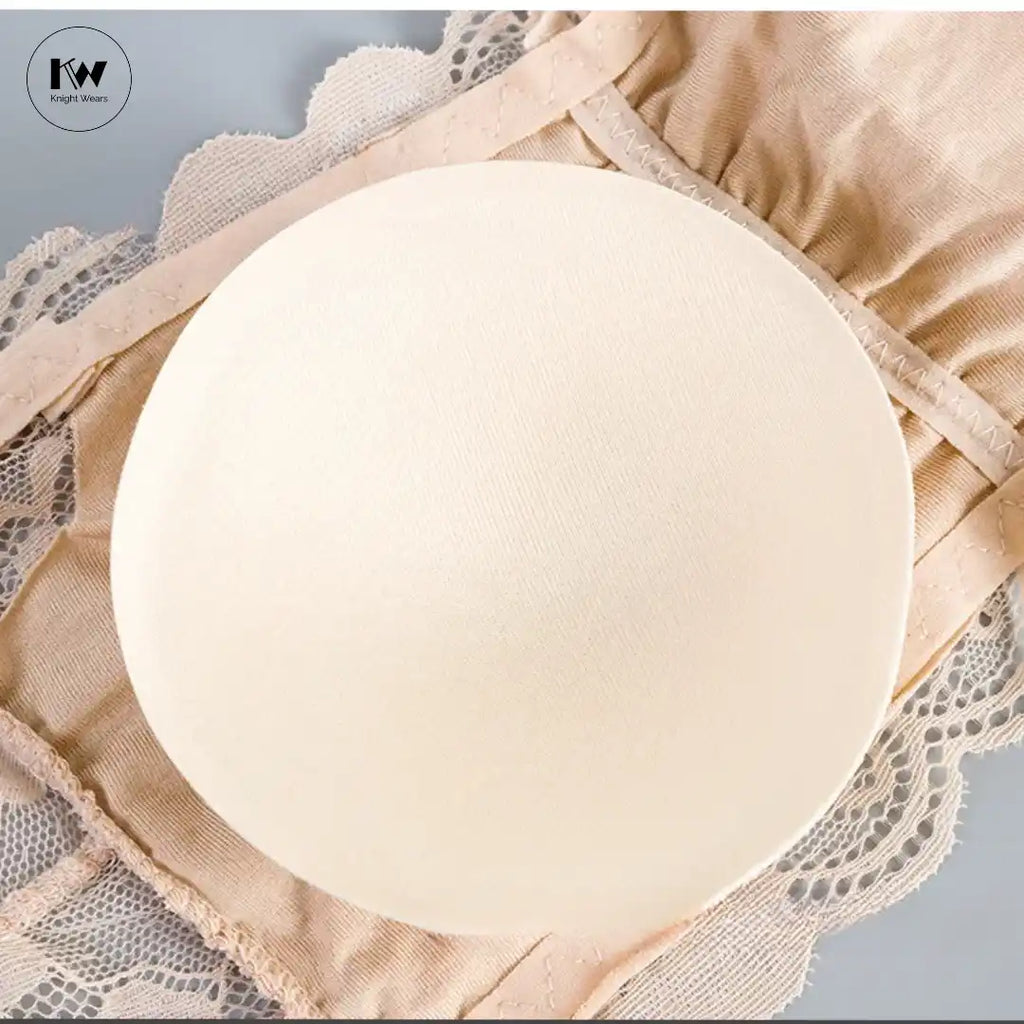 Net Strapless Bra