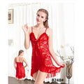 Nighty Red Color for Womens wear lite comfort & Transparent