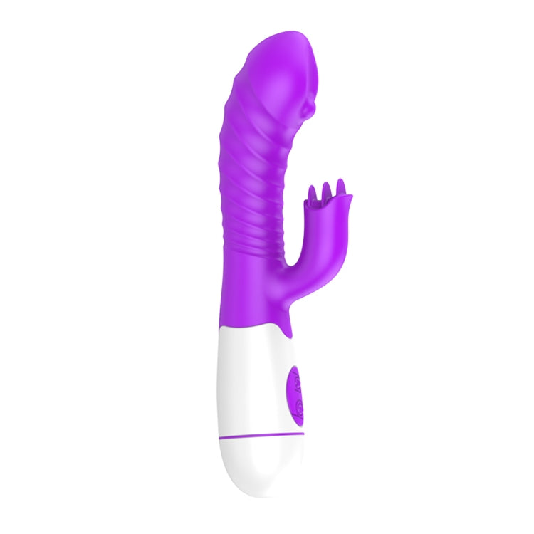 30 Speeds Dual Vibration G Spot Clitoral Stimulator Sex Vibrator