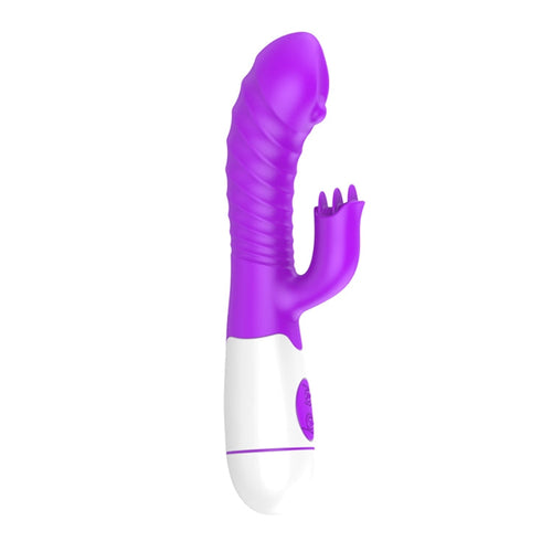30 Speeds Dual Vibration G Spot Clitoral Stimulator Sex Vibrator