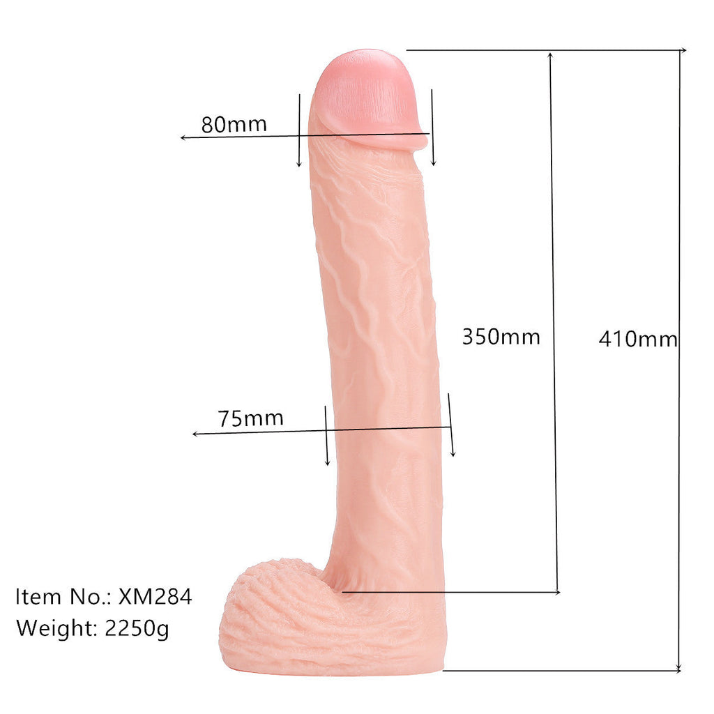 16.14" Inch Giant Realistic Silicone Cock Dildo - Huge Silicone Strong Dildo Realistic Penis for G-Spot Stimulation Dildos Anal Sex Toys for Women and Couple