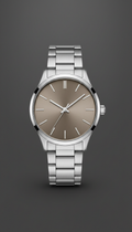 Brushed Taupe Dial Watch